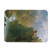 ザバードc.1817 (キャンバス上の油) マグネット (横)