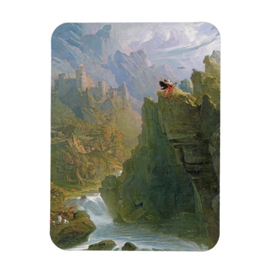 ザバードc.1817 (キャンバス上の油) マグネット (縦)