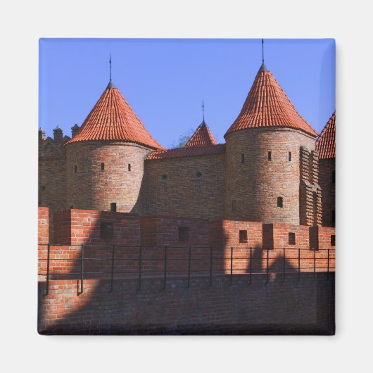 ザバービカン、ワルシャワ、ポーランド マグネット (正面)