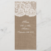 ザバーラップ&レースコレクションメニューテンプレート メニュー (裏面)