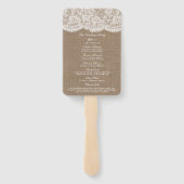 ザバーラップ&レース結婚のコレクションプログラム ハンドファン (裏面)