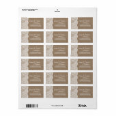 ザバーラップ&レース結婚コレクションラベル ラベル (フルシート)