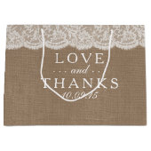 ザバーラップ&レース結婚ズコレクション抱き枕 ラージペーパーバッグ (正面)