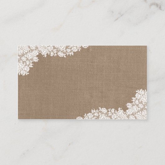 ザバーラップ&素朴ヴィンテージホワイトレースコレクション エンクロージャーカード (裏面)