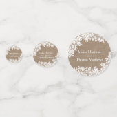 ザバーラップ&素朴ヴィンテージホワイトレースコレクション コンフェッティ (裏面)