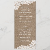 ザバーラップ&素朴ヴィンテージホワイトレースコレクション プログラム (正面)