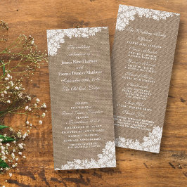 ザバーラップ&素朴ヴィンテージホワイトレースコレクション プログラム