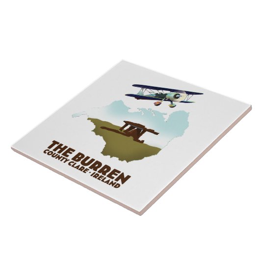 ザバーレン郡クレアアイルランド タイル (側面)