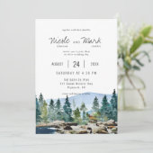 ザバーンオンペミ |水彩結婚式招待状 (スタンド正面)