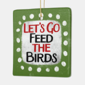 ザバ食べ物を与えーズオーナメント セラミックオーナメント (左)