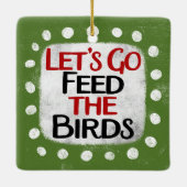 ザバ食べ物を与えーズオーナメント セラミックオーナメント (裏面)