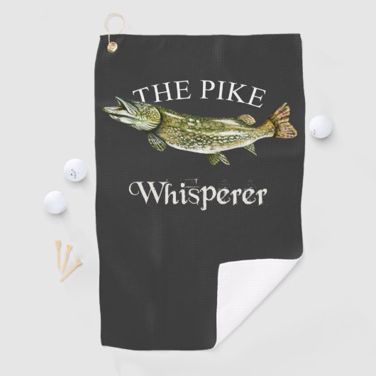 ザパイクウィスパーラーダーク魚釣りタオル ゴルフタオル (インサイチュ)