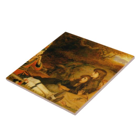 ザパイパー（John Everett Millais著） タイル (側面)