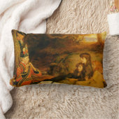 ザパイパー（John Everett Millais著） ランバークッション (ブランケット)