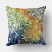 ザパススルーザアイリスクロードモネファインアート クッション (裏面)