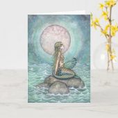 ザパステルシーファンタジーマーメイドアート カード (黄色い花)