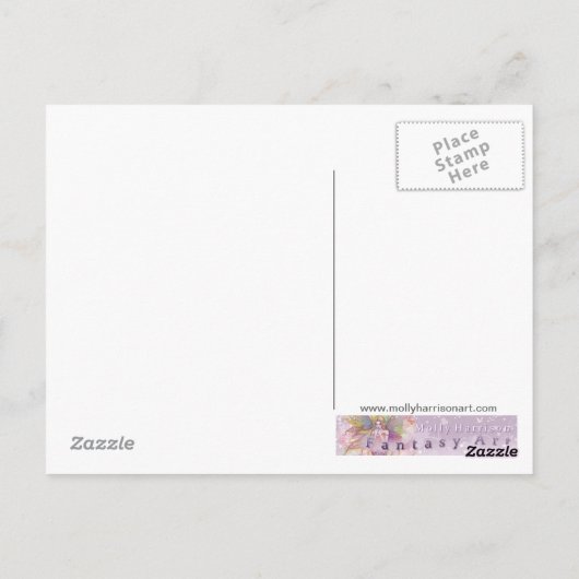 ザパステルシーマーメイドファンタジーアートハガキ ポストカード (裏面)