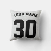 ザパックこストップこのホッケー名&ナンバーピロー クッション (裏面)