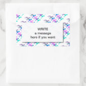 ザパットグレートダン 長方形シール (バッグ)