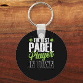 ザパデル最高の選手インタウンテニススポーツ キーホルダー (正面)