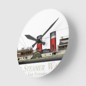 ザパドル汽船ワバーレーバイトニー・フェルナンデス ラウンド壁時計 (傾斜)
