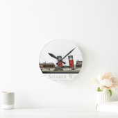 ザパドル汽船ワバーレーバイトニー・フェルナンデス ラウンド壁時計 (ホーム)