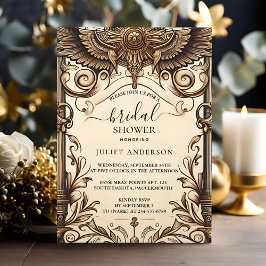 ザパピルスヴィンテージヴェルムオーバーレイブライダルシャワー 招待状