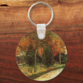 ザパブリックパークアットアルレスバイビンセント・ヴァン・ゴッホ キーホルダー (正面)