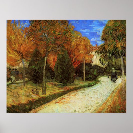 ザパブリックパークアットアルレスバイビンセント・ヴァン・ゴッホ ポスター (正面)