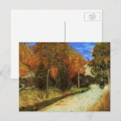 ザパブリックパークアットアルレスバイビンセント・ヴァン・ゴッホ ポストカード (正面/裏面)