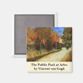 ザパブリックパークアットアルレスバイビンセント・ヴァン・ゴッホ マグネット (正面/裏面)