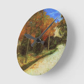 ザパブリックパークアットアルレスバイビンセント・ヴァン・ゴッホ ラウンド壁時計 (傾斜)