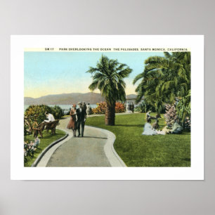 ザパリサーズ、サンタモニカヴィンテージ ポスター
