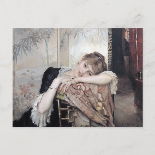 ザパリジェンヌバイアルバート・エーデルフェルト1883 ポストカード (正面)