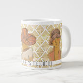 ザパリジャンフラッパーファッショニスタアールデコスタイル ジャンボコーヒーマグカップ (正面右)