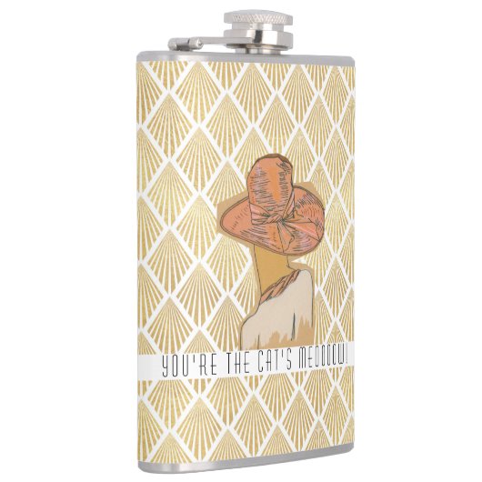 ザパリジャンフラッパーファッショニスタアールデコスタイル フラスク (右)