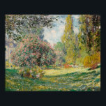 ザパルクモンソー(1876)by Claude Monet ポスター<br><div class="desc">印象派の創始者の一人としてフランスの、オスカー・クロード・モネ（1840年～1926年）は旧師からの複製の規則から解放された。モネの印象派の作品は、自然を直接観察し、時間や季節に応じた光の移り変わりを強調し違うている。このヴィンテージイラストレーションコレクションでは、モネの美しい景観とポートレート画を紹介し、有名な睡蓮や干し草、ルーアン大聖堂シリーズなどを紹介する。</div>