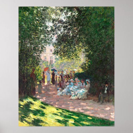 ザパルクモンソー(1878)by Claude Monet ポスター (正面)