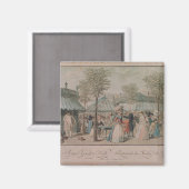 ザパレガーデン王室のウォーク, 1787 マグネット (正面/裏面)