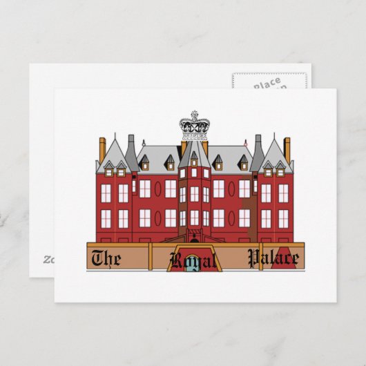 ザパレス王室のハガキ ポストカード (正面/裏面)