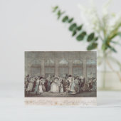 ザパレ王室のギャラリーズウォーク， 1787 ポストカード (スタンド正面)