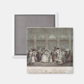 ザパレ王室のギャラリーズウォーク， 1787 マグネット (正面/裏面)