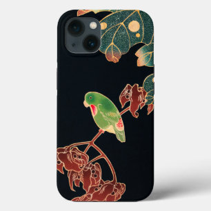 ザパロケカラフルバード日本のイラストレーション iPhone 13ケース