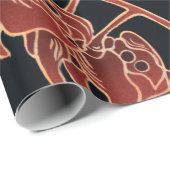 ザパロケットバカラフルード日本のイラストレーション ラッピングペーパー (ロールコーナー)