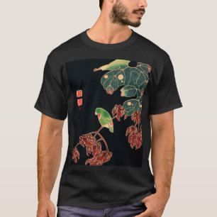 ザパロケットバカラフルード日本のイラストレーション Tシャツ