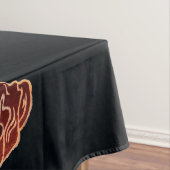 ザパロケヴィンテージ日本のウッドブロックプリント テーブルクロス (インサイチュ)