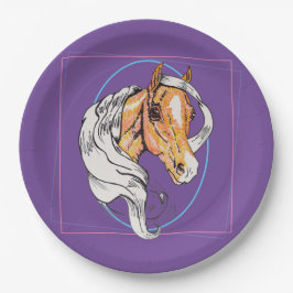 ザパロミノ（紫） ペーパープレート