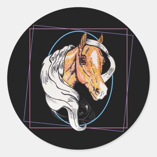 ザパロミノ（青） ラウンドシール (正面)