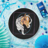 ザパロミノ（黒） ペーパープレート (パーティー)