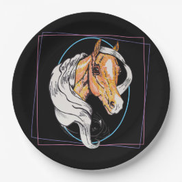 ザパロミノ（黒） ペーパープレート